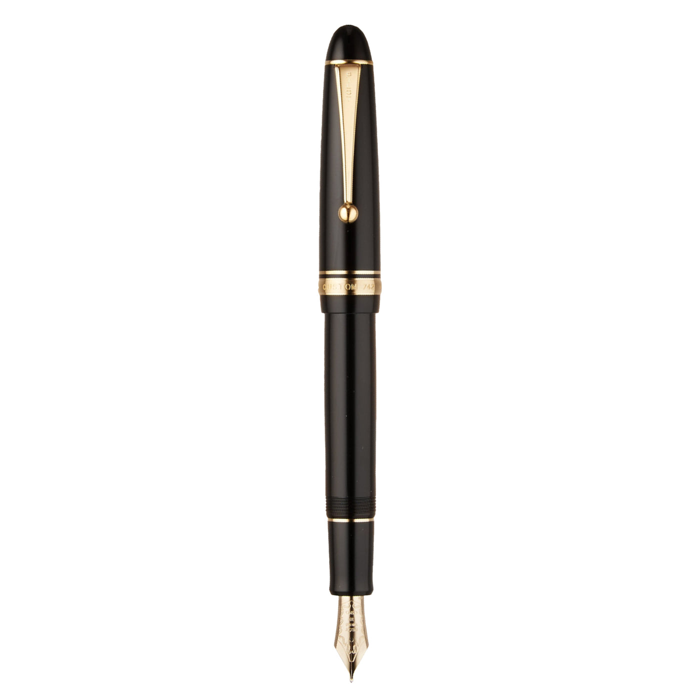 Pilot Custom 742 Fountain Pen - Black GT