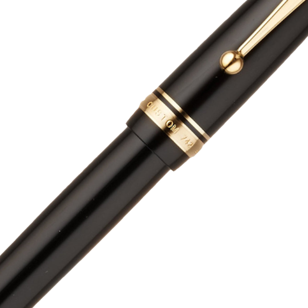 Buy Pilot Custom 742 Black Fountain Pen |Pilot Special Nib Pen |Makoba