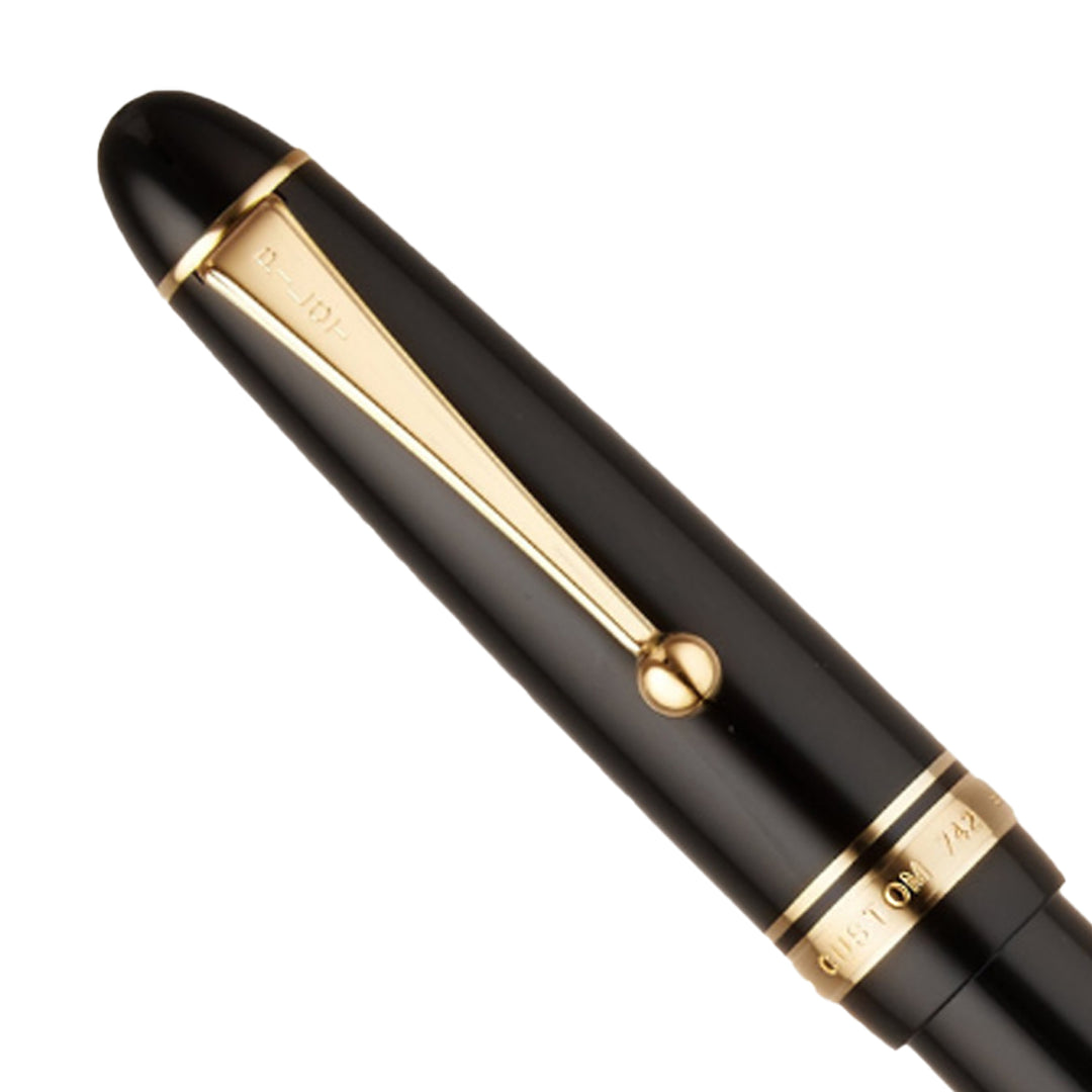 【PILOT】 万年筆 │ CUSTOM 742 │ 14K-585 FM Buy Pilot Custom 742 Black Fountain Pen |Pilot Special Nib Pen |Makoba