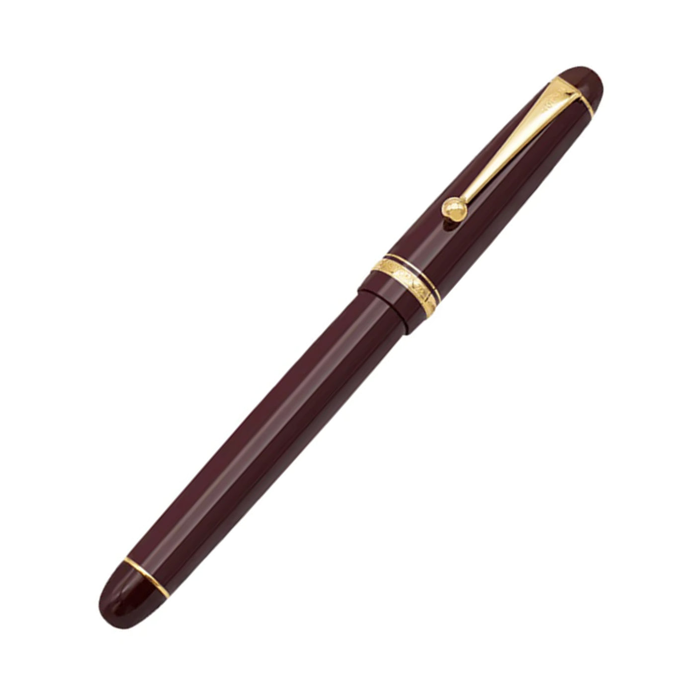 Pilot Custom 743 Fountain Pen - Deep Red GT 4