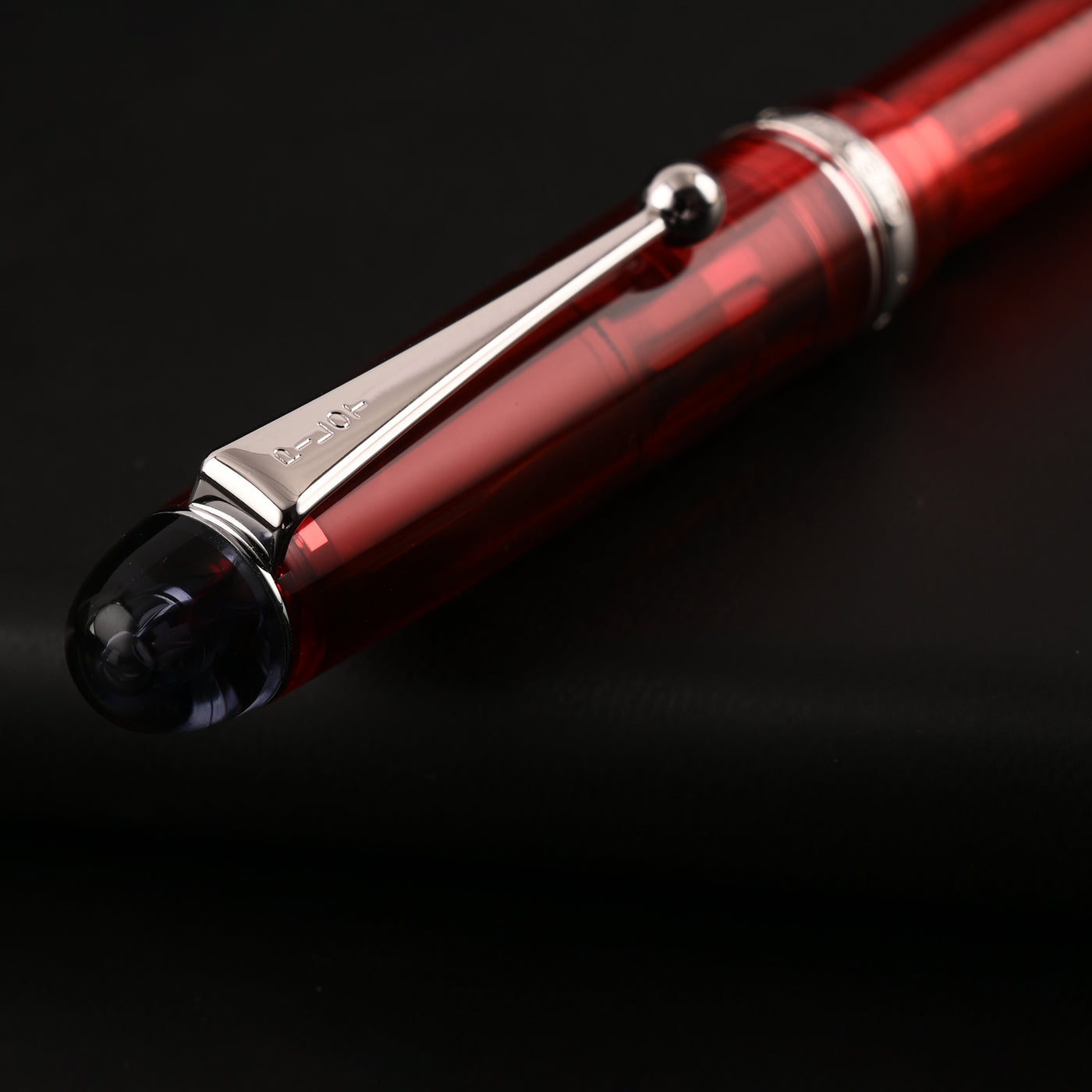 Pilot Custom 74 Fountain Pen - Tinted Red CT 1