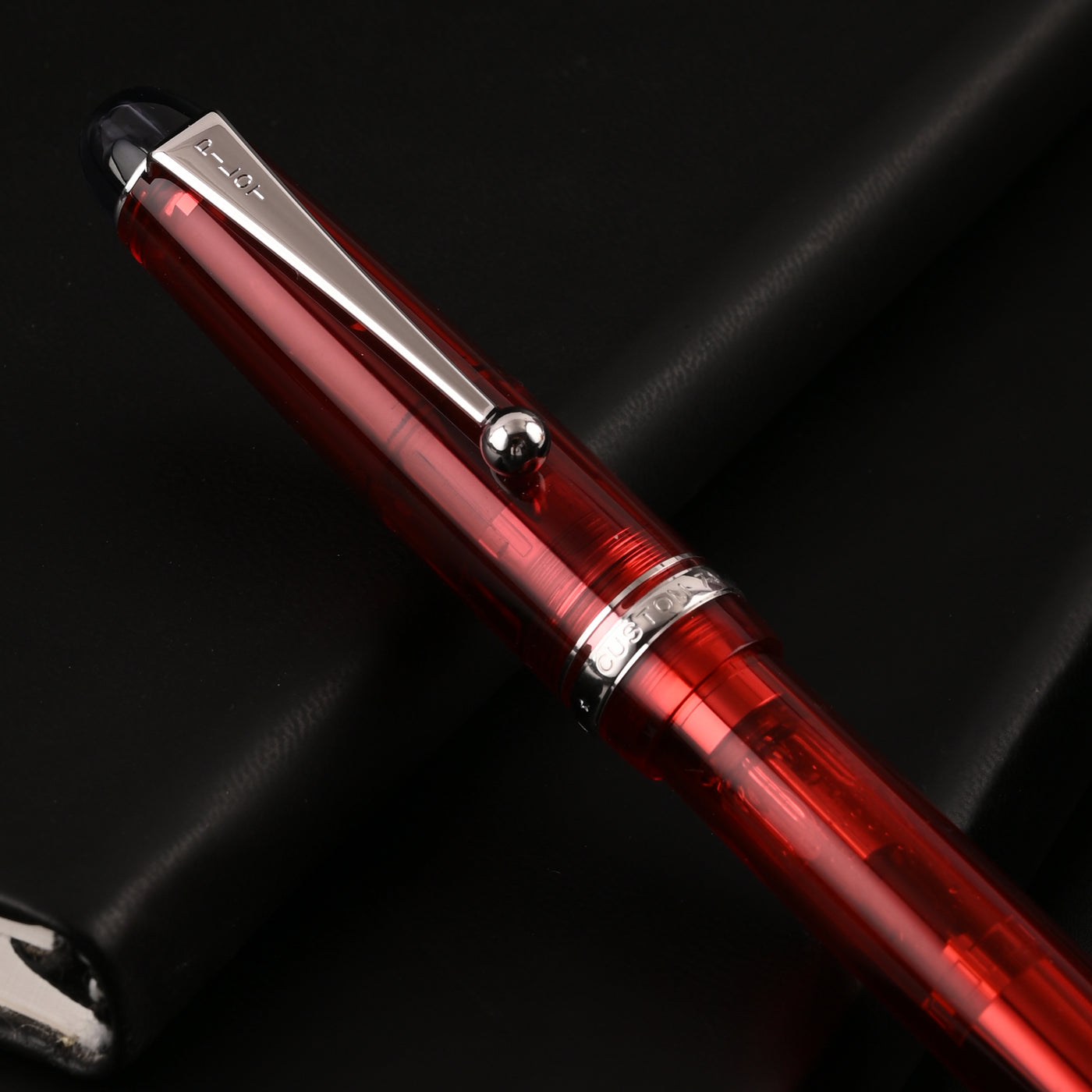 Pilot Custom 74 Fountain Pen - Tinted Red CT 14