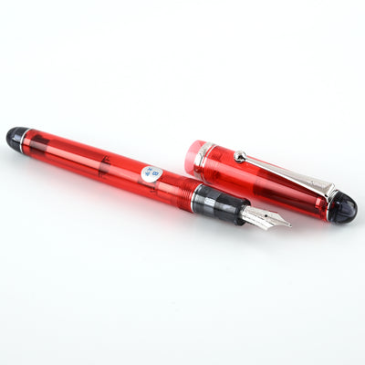 Pilot Custom 74 Fountain Pen - Tinted Red CT 3
