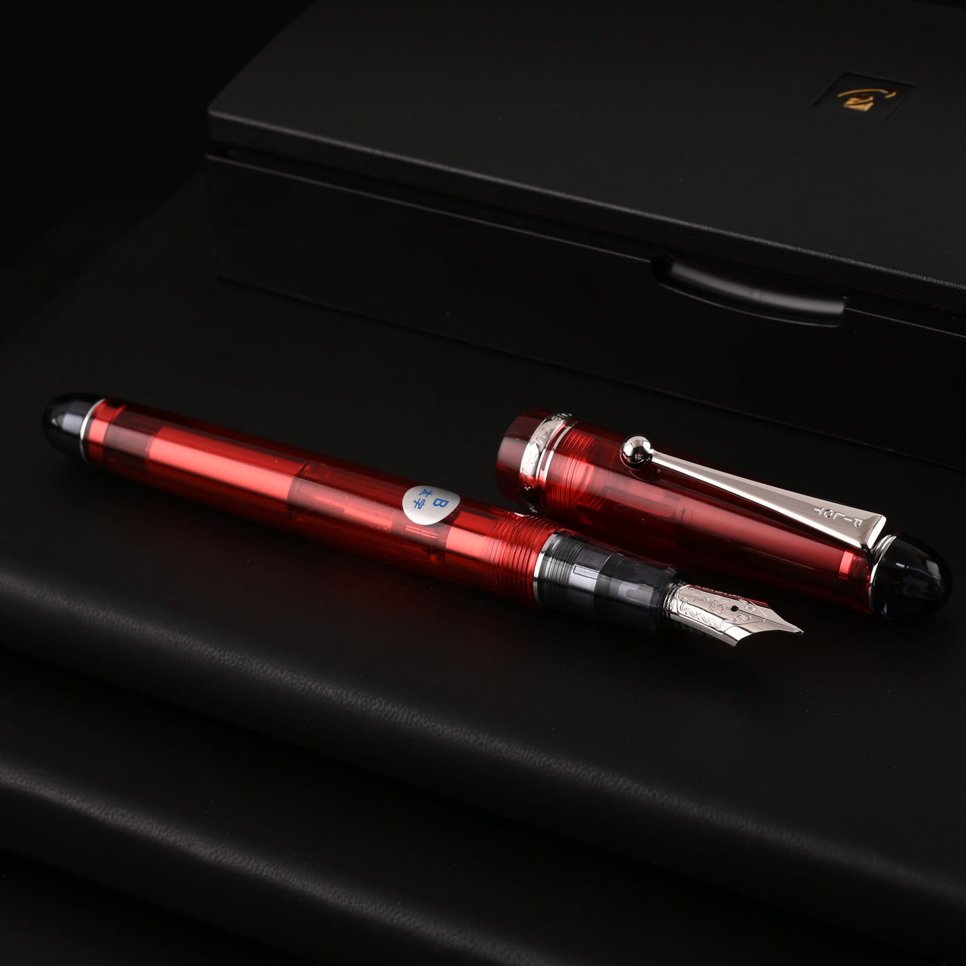 Pilot Custom 74 Fountain Pen - Tinted Red CT 8