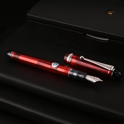 Pilot Custom 74 Fountain Pen - Tinted Red CT 8