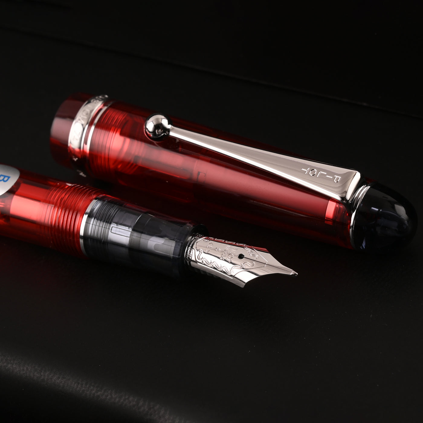 Pilot Custom 74 Fountain Pen - Tinted Red CT 9