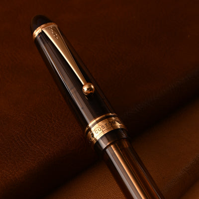 Pilot Custom 823 Fountain Pen - Amber Brown GT 11