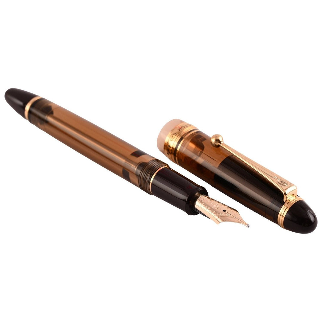 Buy Pilot Custom 823 Fountain Pen - Amber Brown GT Online - Pilot