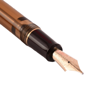 Pilot Custom 823 Fountain Pen - Amber Brown GT 2