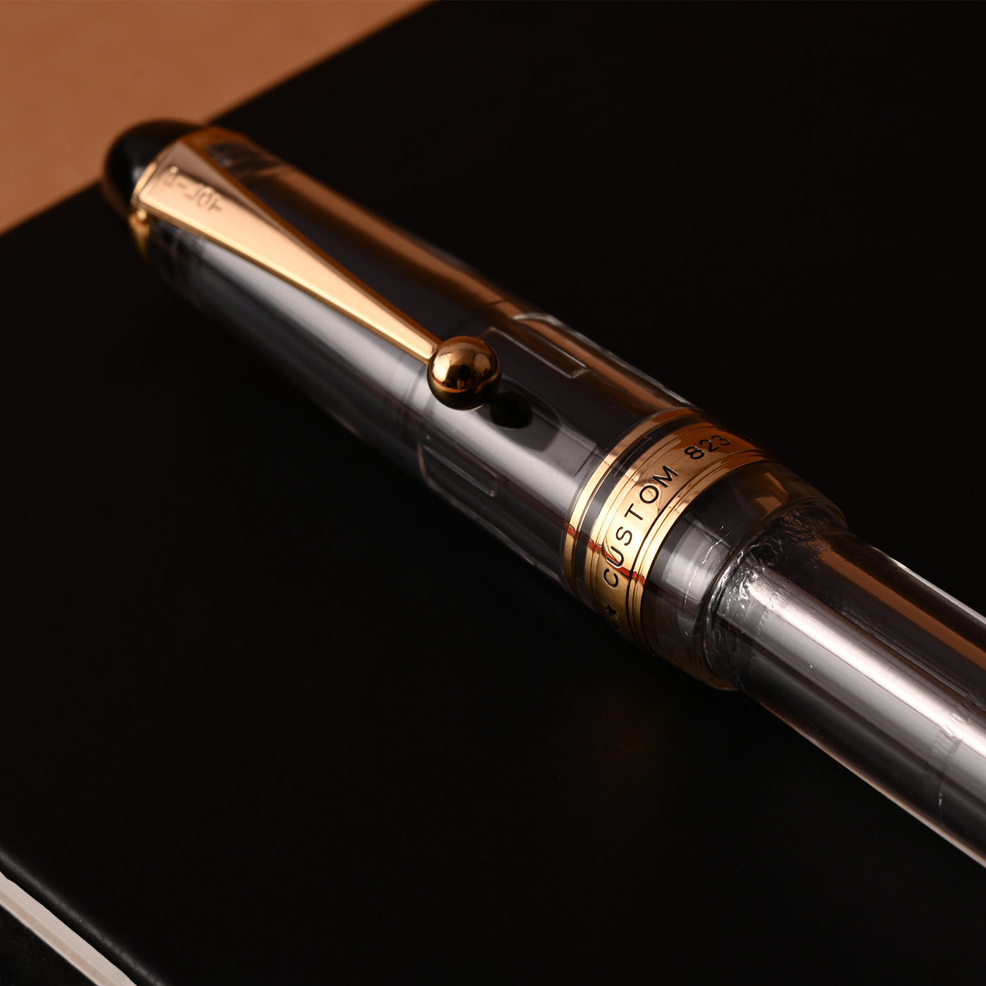 Pilot Custom 823 Fountain Pen - Clear GT 10