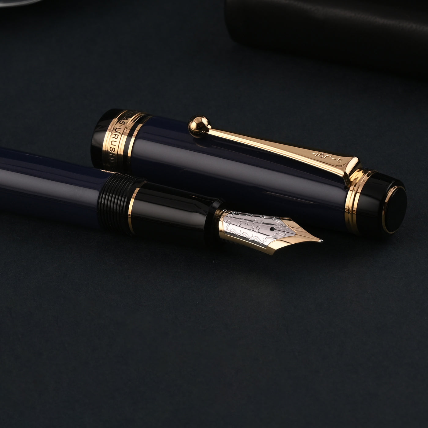 Buy Pilot 845 Deep Blue Fountain Pen |Pilot Urushi Pens Online |Makoba