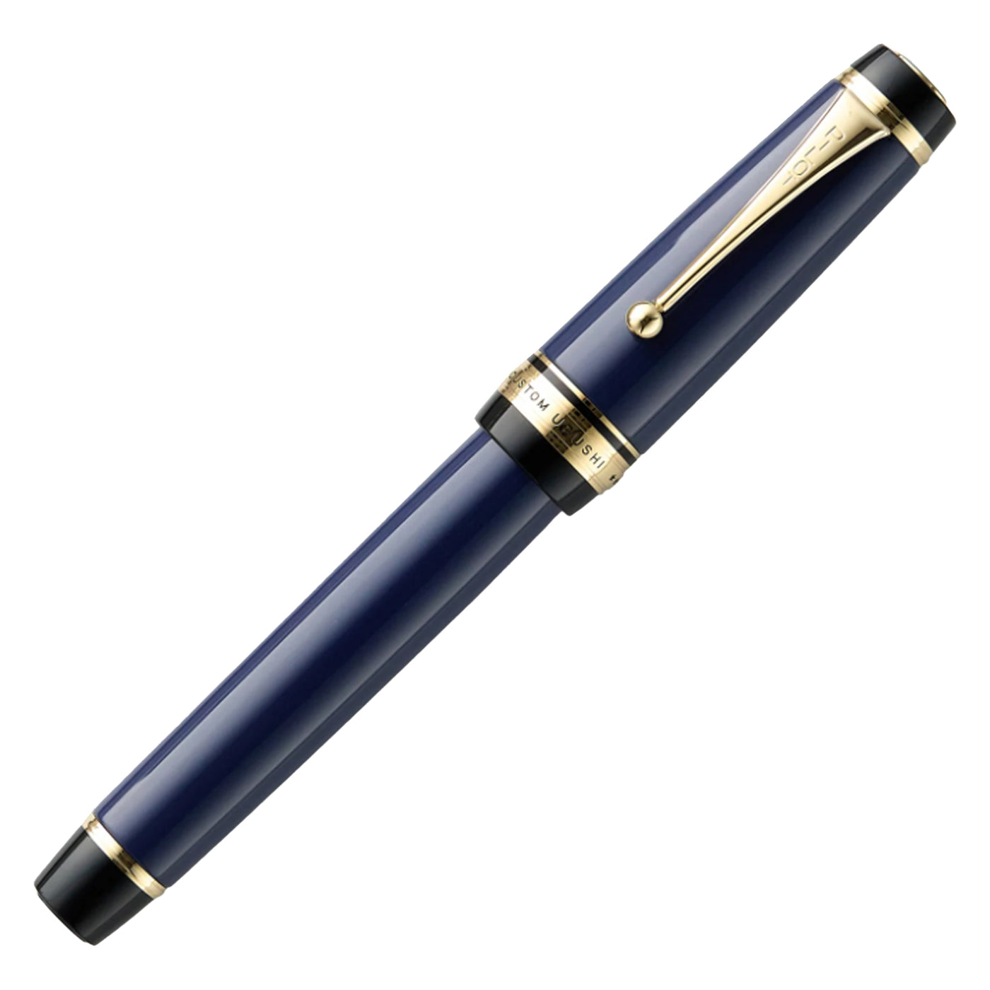 Pilot Custom Urushi Fountain Pen - Prussian Blue GT