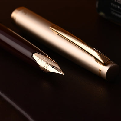 Pilot Elite E95s Fountain Pen - Burgundy/Ivory GT 11