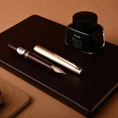 Pilot Elite E95s Fountain Pen - Burgundy/Ivory GT 9