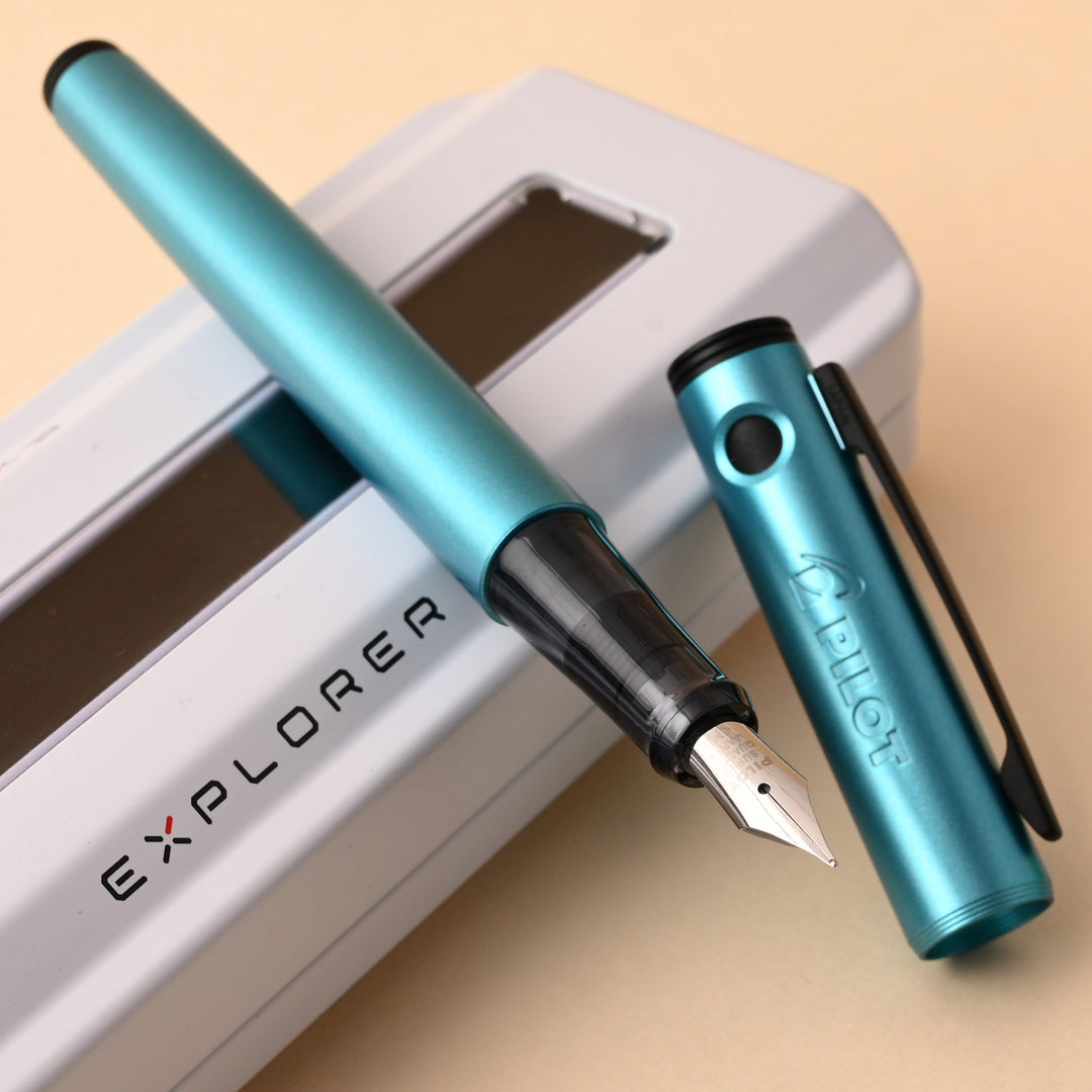 Buy Pilot Explorer Fountain Pen - Turquoise Online at Makoba - Pilot