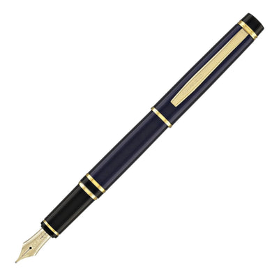 Pilot Grance Fountain Pen - Deep Navy Blue GT 1