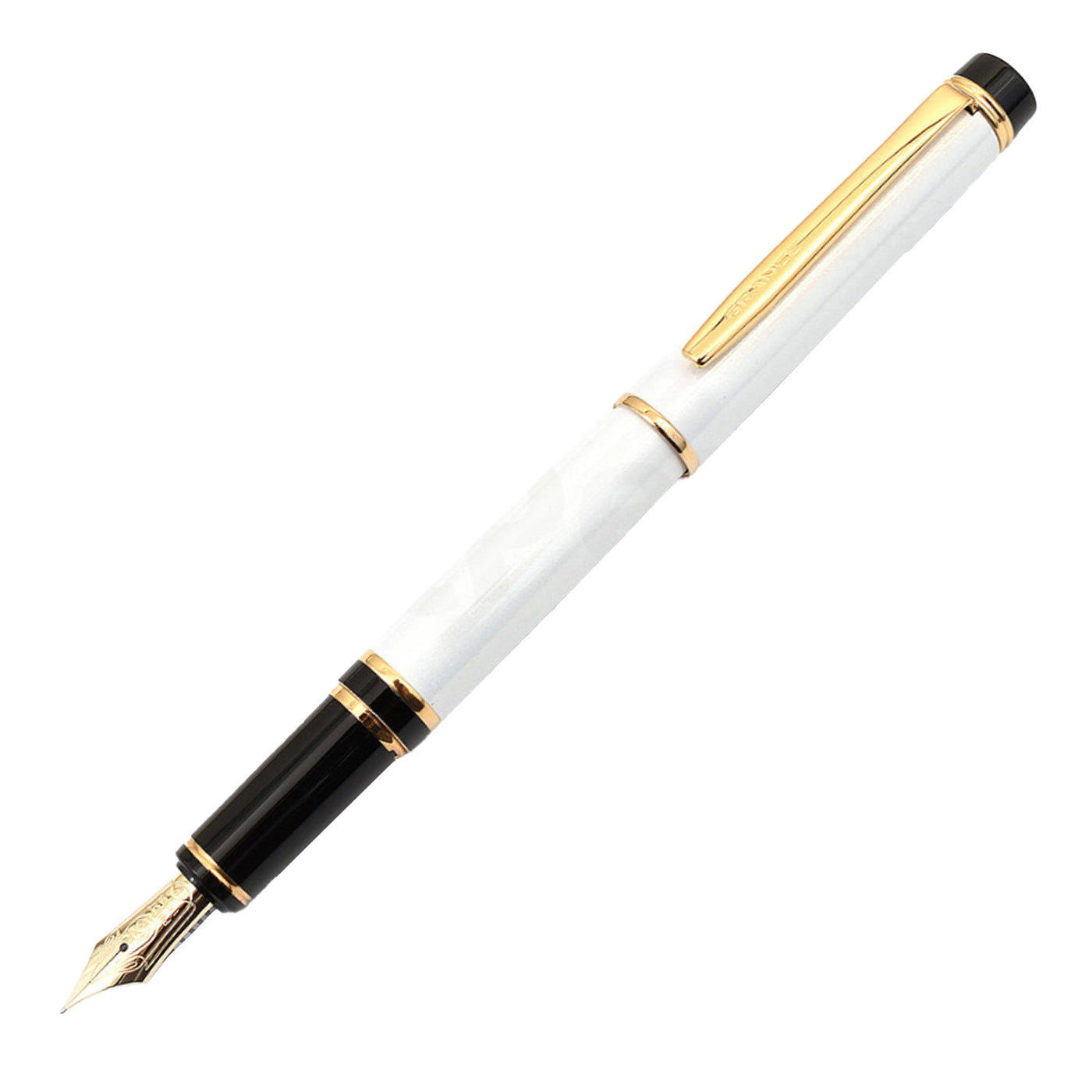 Pilot Grance Fountain Pen - Pearl White GT  1