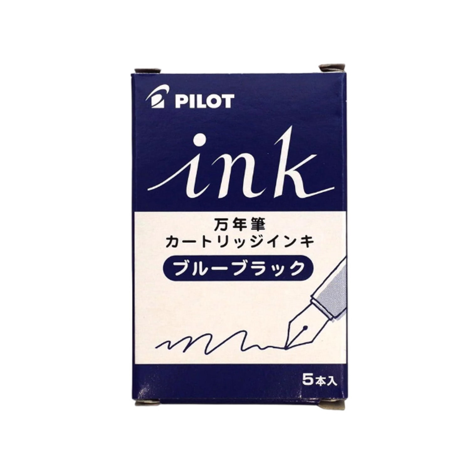 Buy Pilot Ink Cartridge Pack of 5 - Blue Black Online at Makoba- Pilot