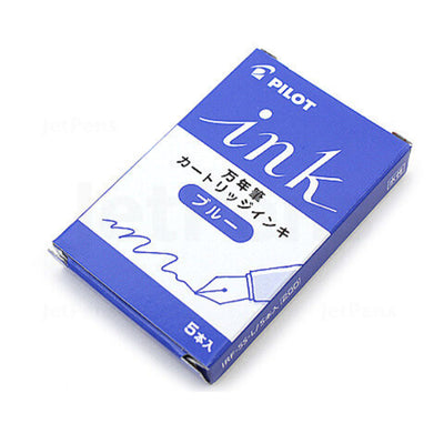 Pilot Ink Cartridge Pack of 5 - Blue 1