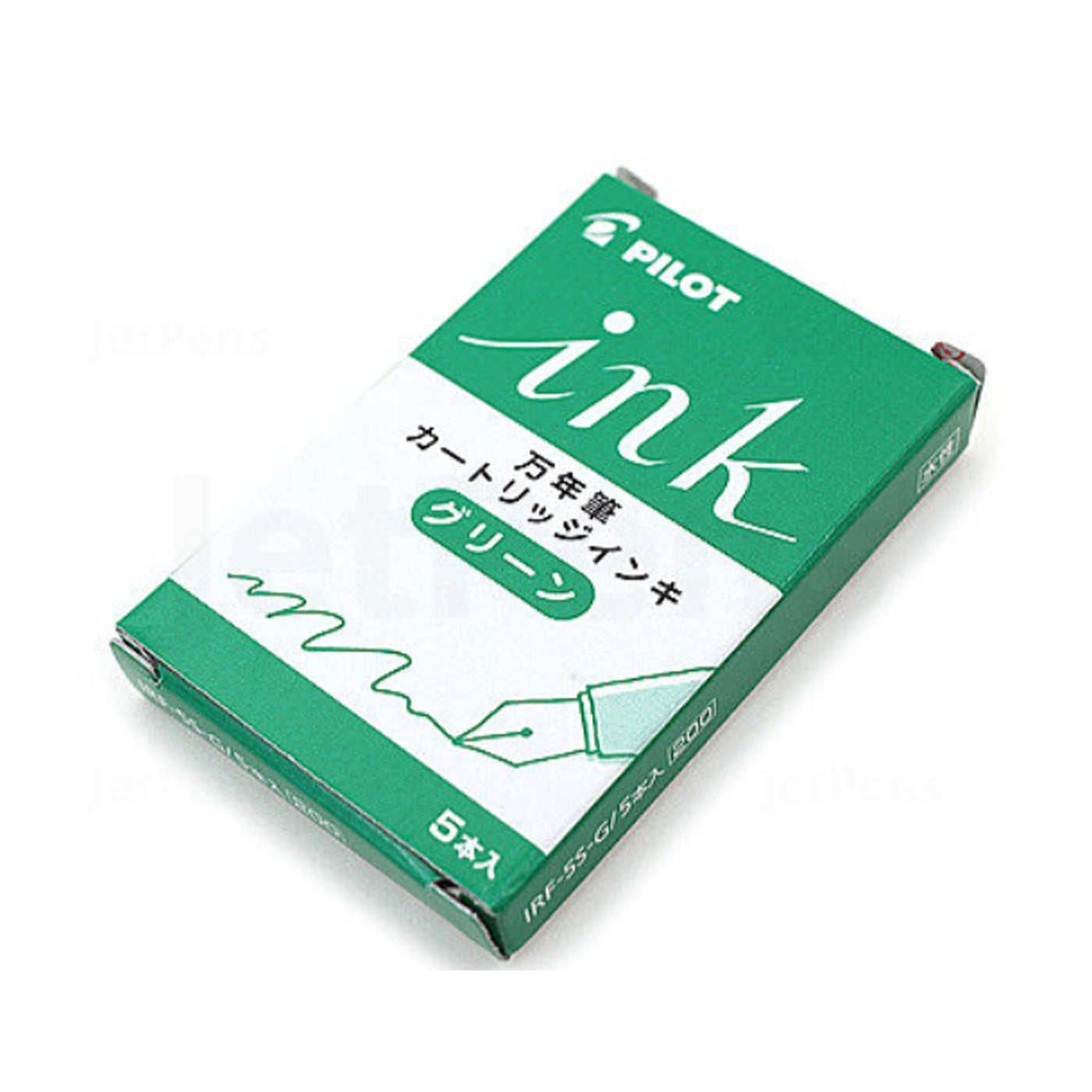 Pilot Ink Cartridge Pack of 5 - Green 1