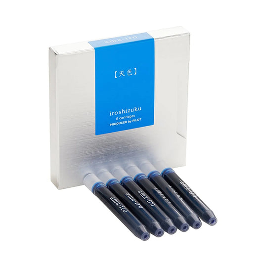 Pilot Iroshizuku Ama Iro Ink Cartridge Pack of 6 - Light Blue