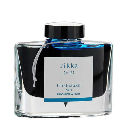Pilot Iroshizuku Ink Bottle, Rikka (Blue) - 50ml