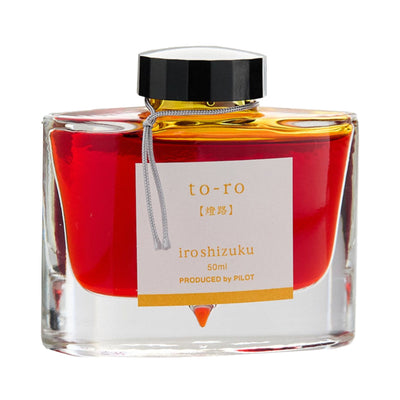 Pilot Iroshizuku Ink Bottle, Toro (Orange) - 50ml 1