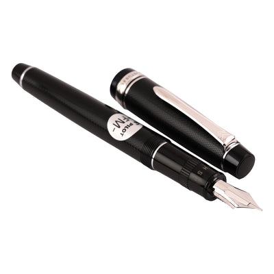 Pilot Justus 95 Fountain Pen - Net Black CT 2