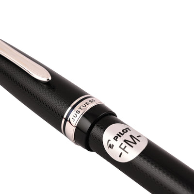 Pilot Justus 95 Fountain Pen - Net Black CT 4