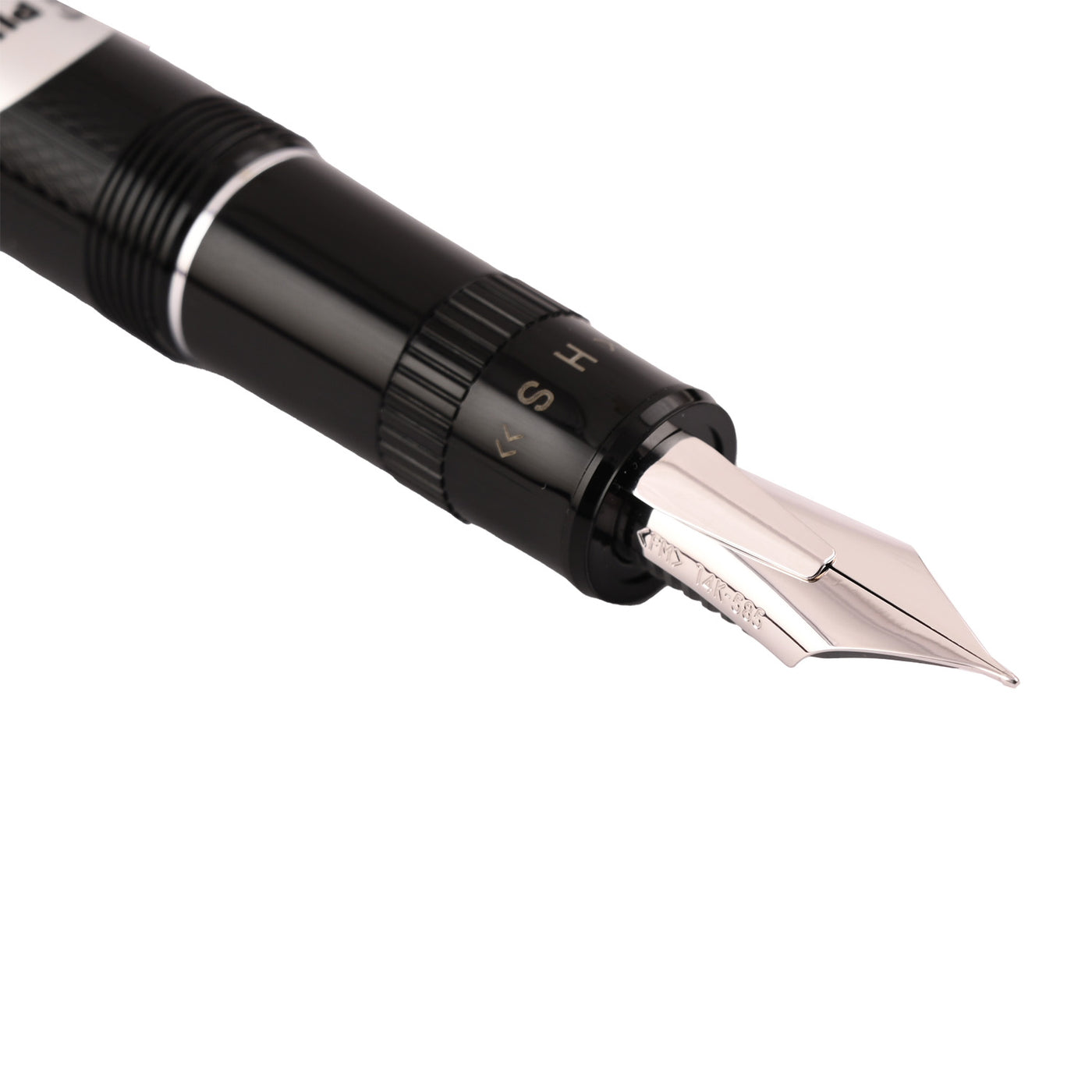 Pilot Justus 95 Fountain Pen - Net Black CT 6