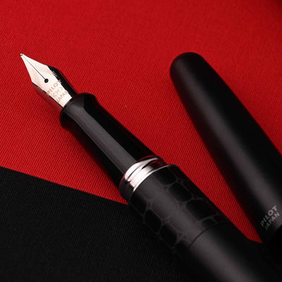 Pilot MR Animal Fountain Pen with Con40 Converter - Black Crocodile CT