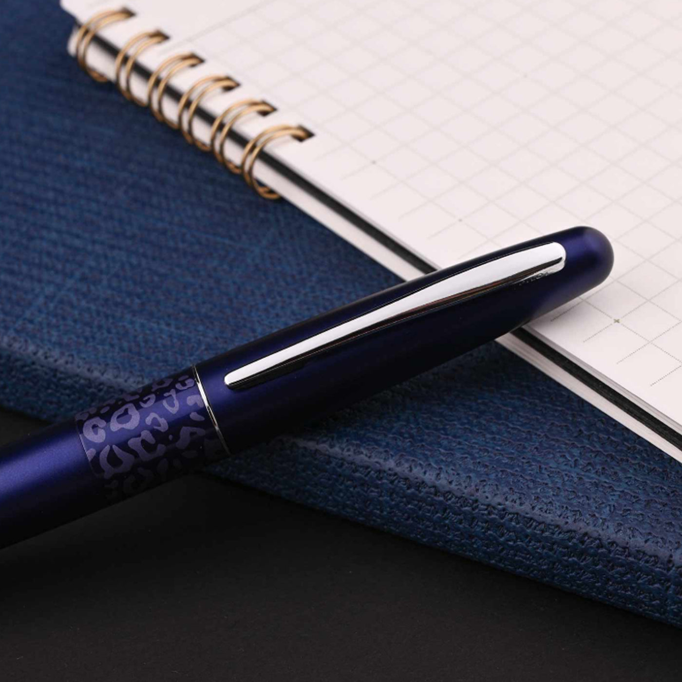 Pilot MR Animal Fountain Pen with Con40 Converter - Plum Leopard CT
