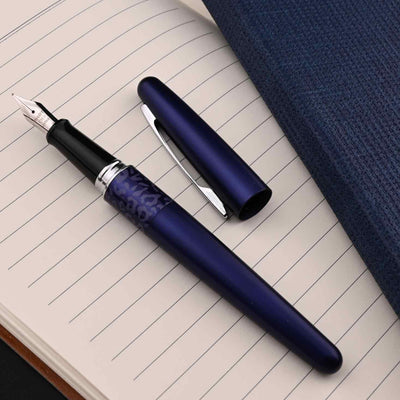 Pilot MR Animal Fountain Pen with Con40 Converter - Plum Leopard CT
