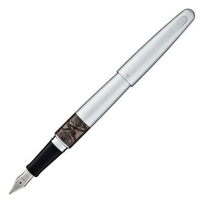 Pilot MR Animal Fountain Pen with Con40 Converter - Silver Python CT