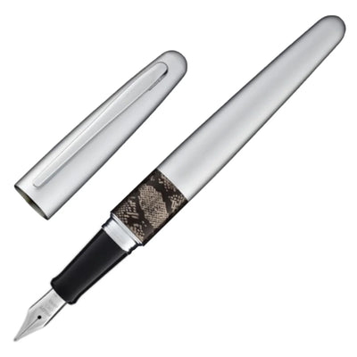 Pilot MR Animal Fountain Pen with Con40 Converter - Silver Python CT