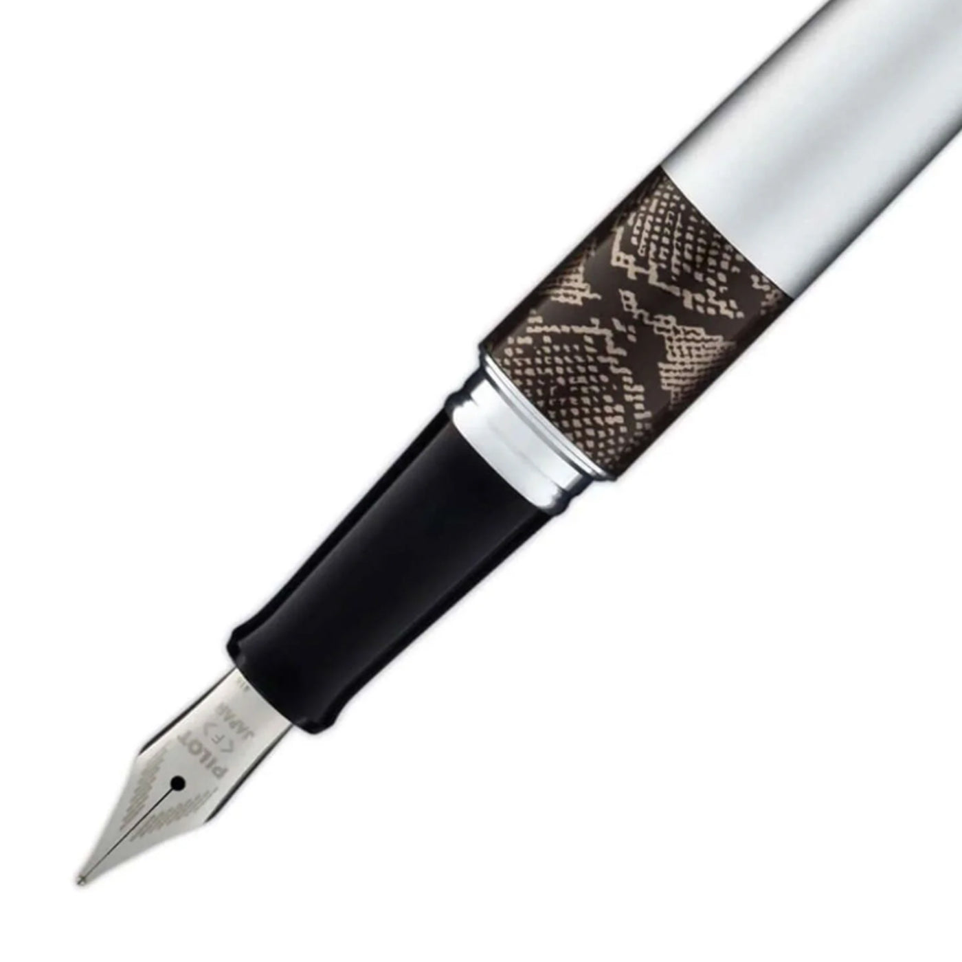 Pilot MR Animal Fountain Pen with Con40 Converter - Silver Python CT