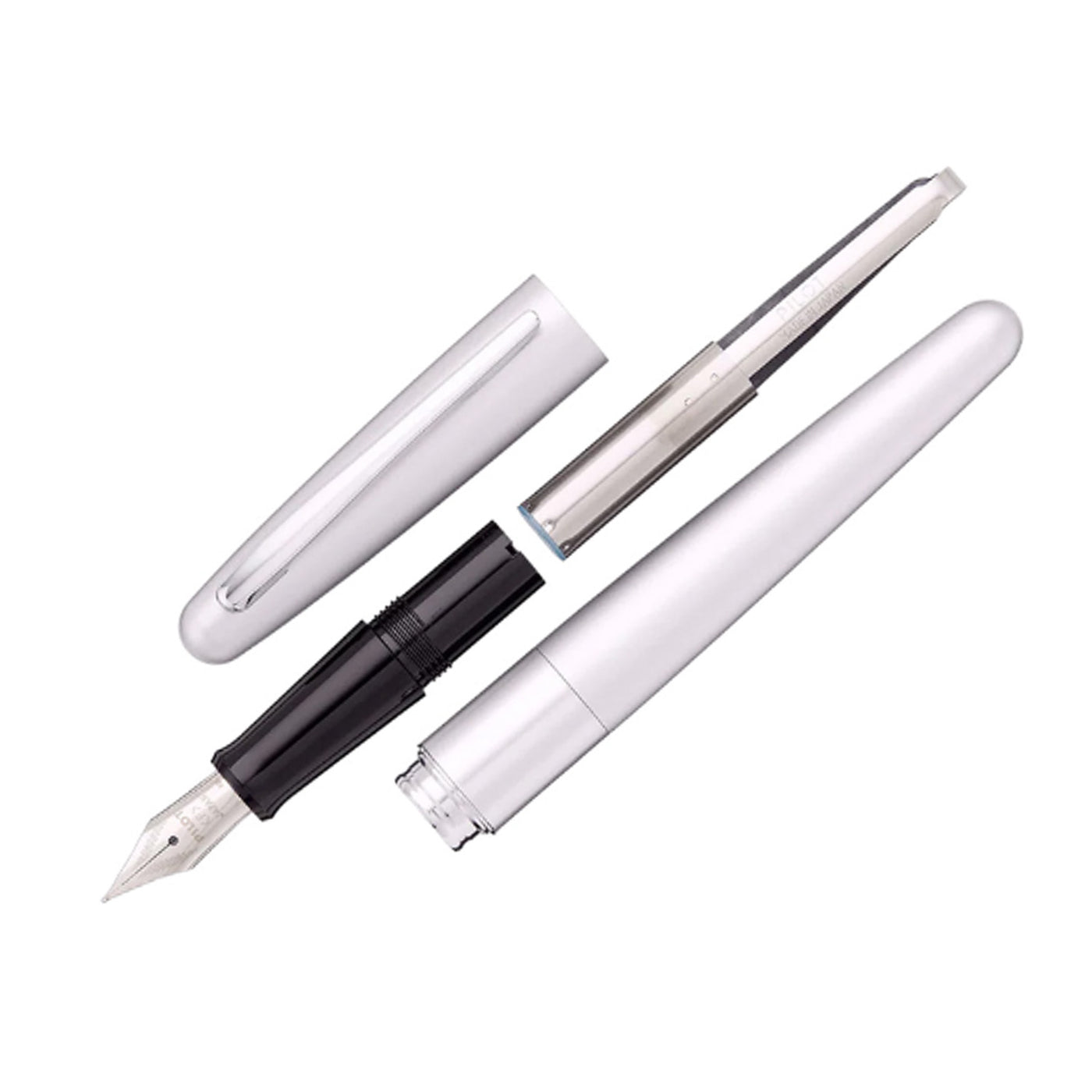 Pilot Metropolitan Fountain Pen - Silver Gloss CT 10