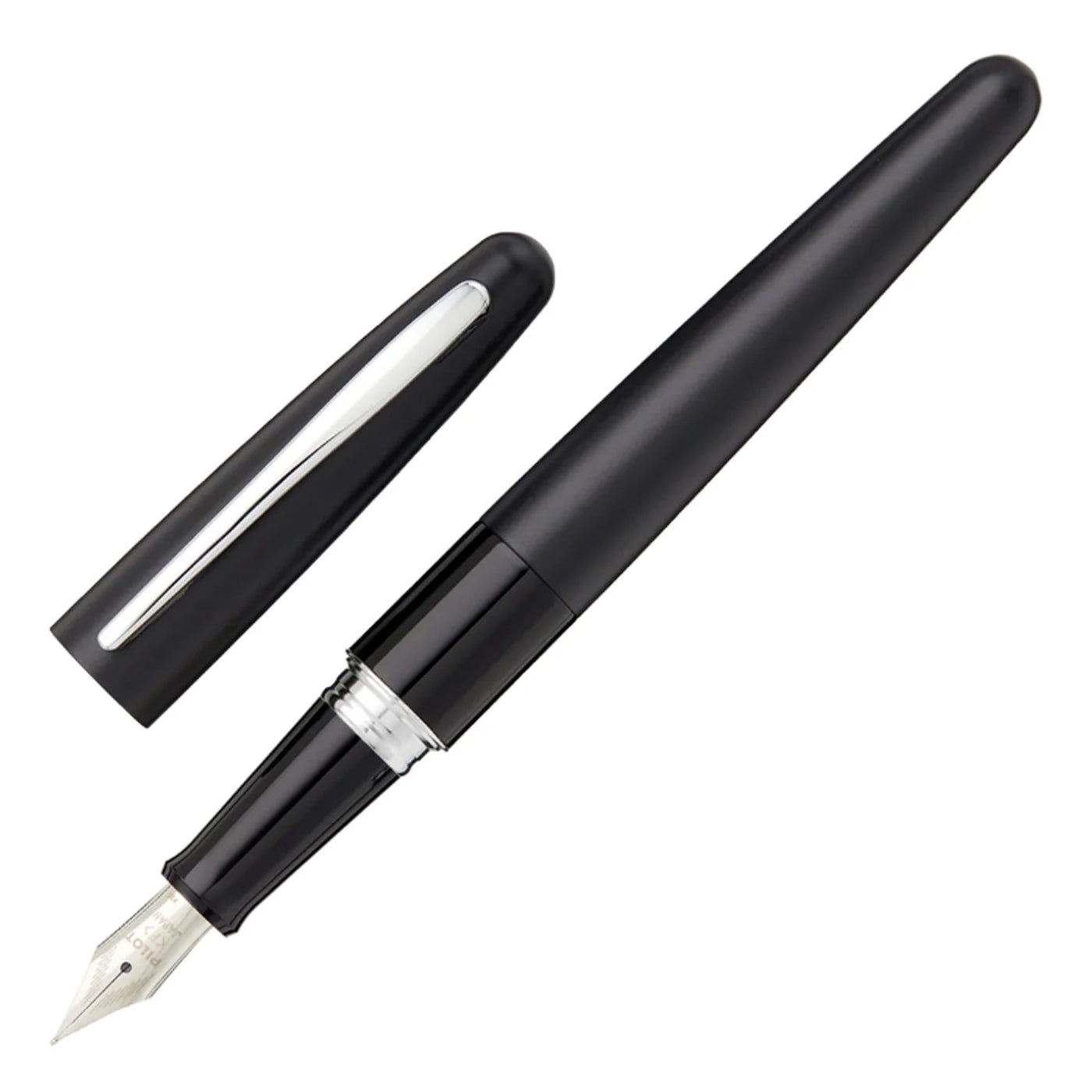 Pilot Metropolitan Fountain Pen with Con40 Converter - Black Gloss CT