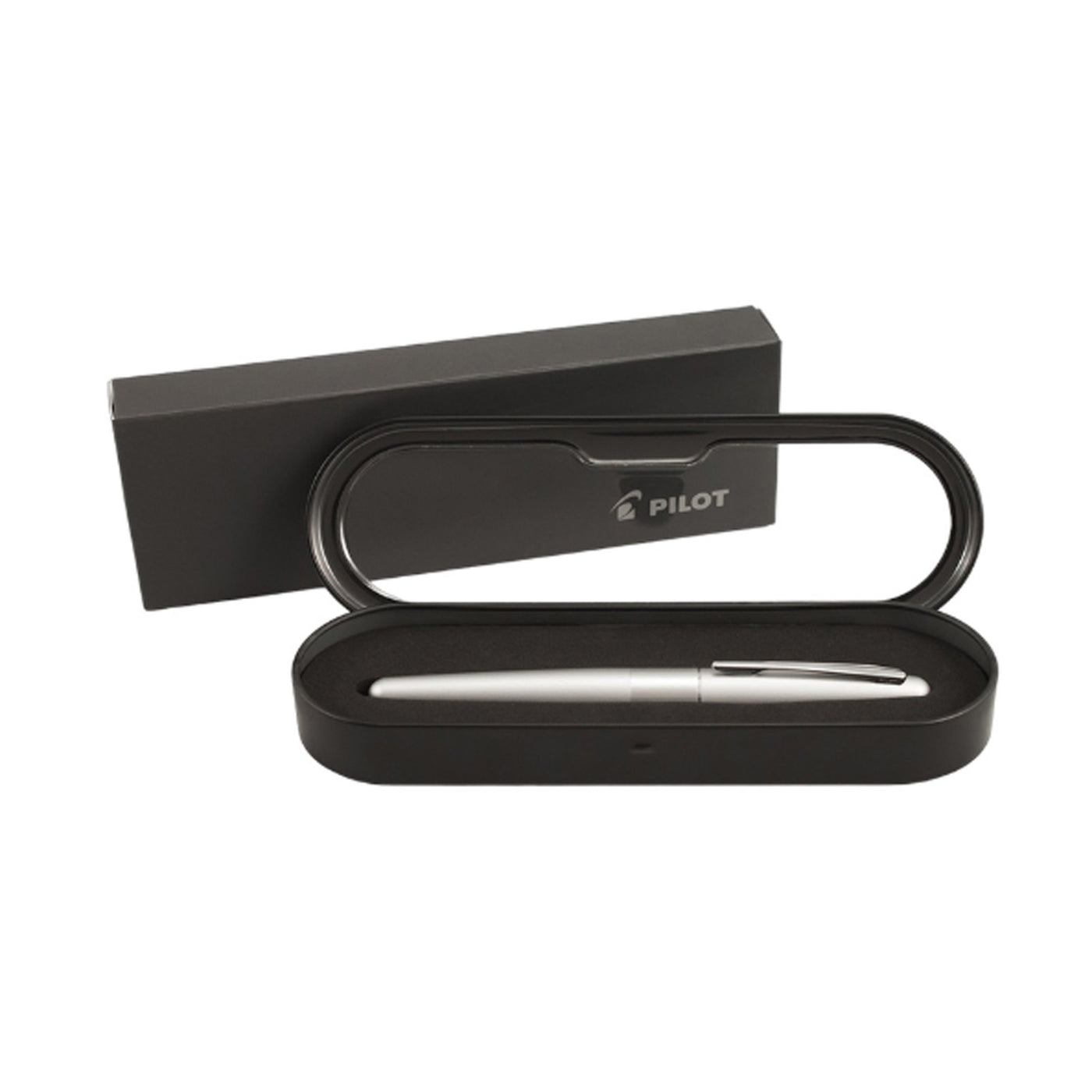 Pilot Metropolitan Fountain Pen with Con40 Converter - Silver CT