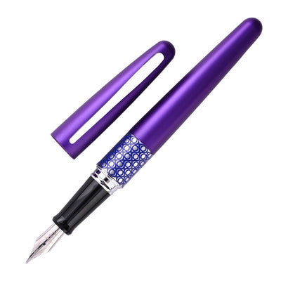 Pilot Metropolitan Retro Pop Fountain Pen - Purple Ellipse CT 1