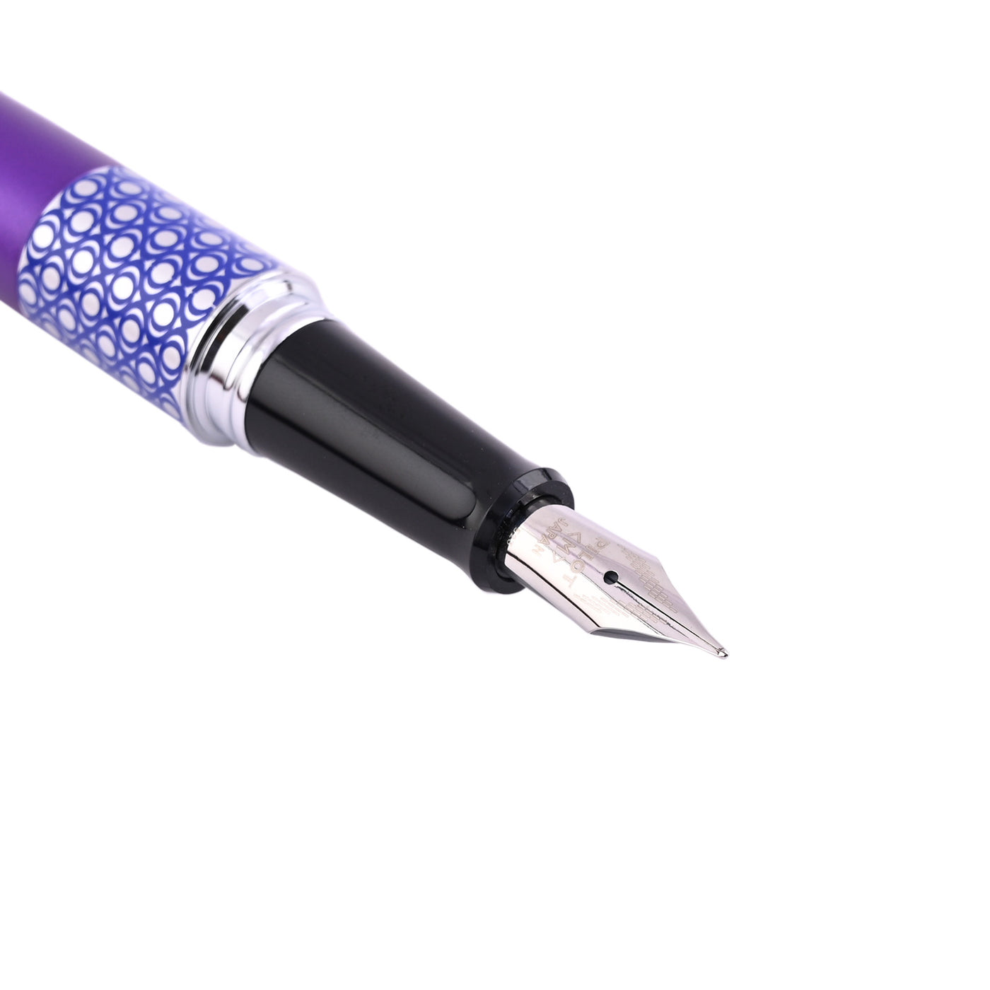 Pilot Metropolitan Retro Pop Fountain Pen - Purple Ellipse CT 3