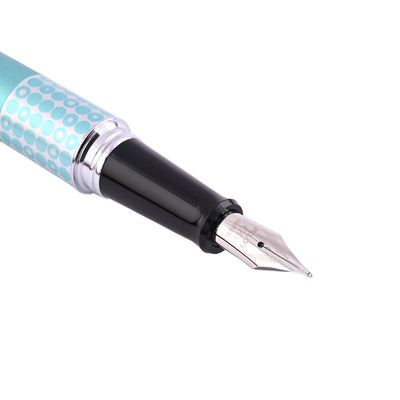 Pilot Metropolitan Retro Pop Fountain Pen - Turquoise Dot CT 3