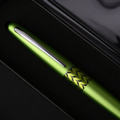 Pilot Metropolitan Retro Pop with Con40 Converter Fountain Pen - Green Marble CT