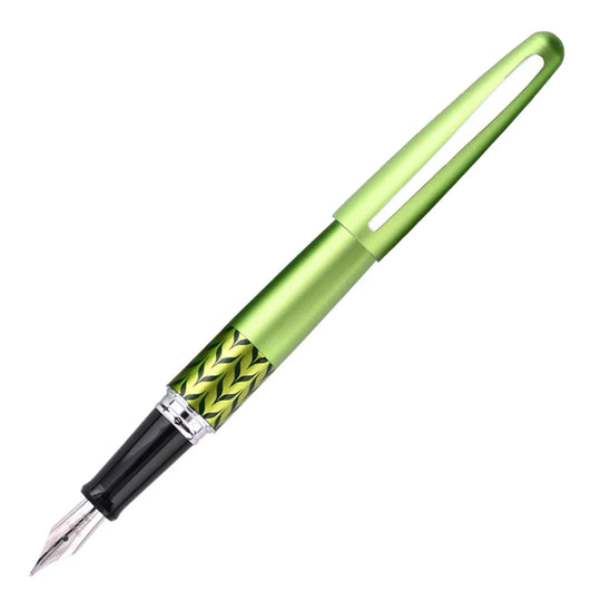 Pilot Metropolitan Retro Pop with Con40 Converter Fountain Pen - Green Marble CT
