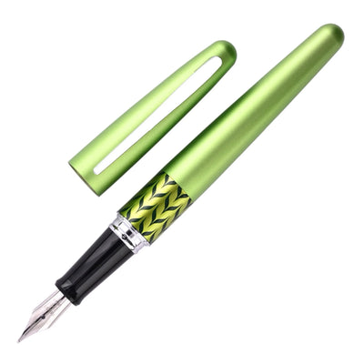 Pilot Metropolitan Retro Pop with Con40 Converter Fountain Pen - Green Marble CT