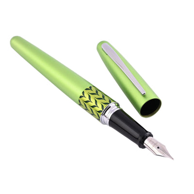Pilot Metropolitan Retro Pop with Con40 Converter Fountain Pen - Green Marble CT