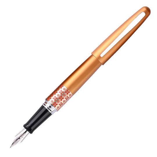 Pilot Metropolitan Retro Pop with Con40 Converter Fountain Pen - Orange Flower CT