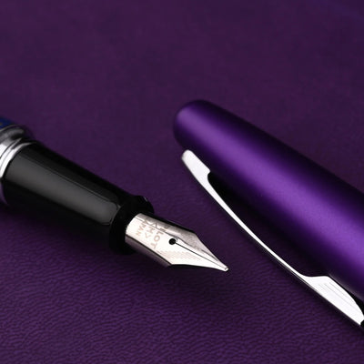 Pilot Metropolitan Retro Pop with Con40 Converter Fountain Pen - Purple Ellipse CT