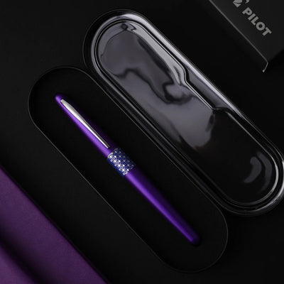 Pilot Metropolitan Retro Pop with Con40 Converter Fountain Pen - Purple Ellipse CT