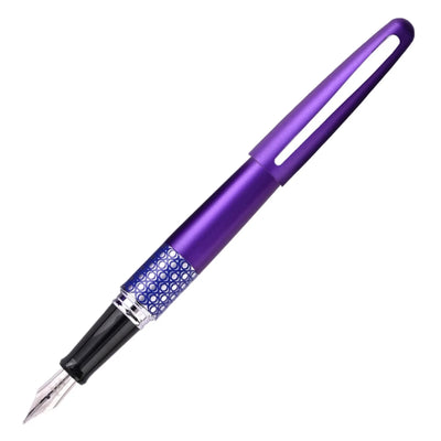Pilot Metropolitan Retro Pop with Con40 Converter Fountain Pen - Purple Ellipse CT